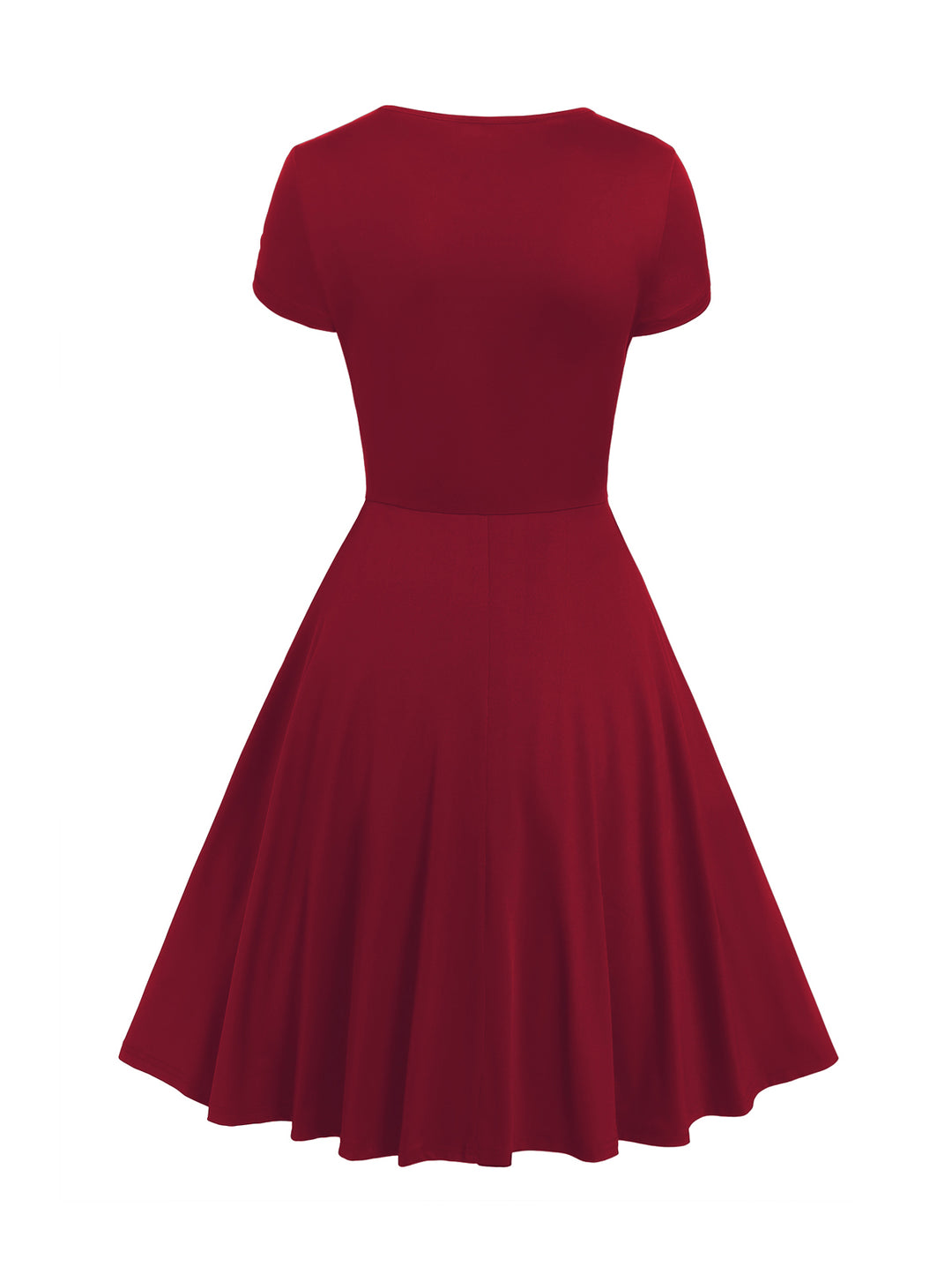 Gothic Grommet Lace Up Lace Panel High Waisted Dress