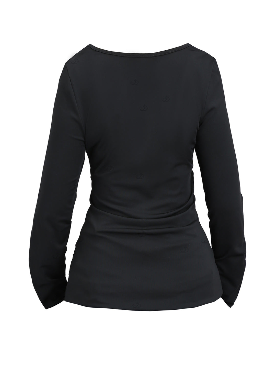 Gothic Top Solid Color Lace Up Zip Square Neck Top