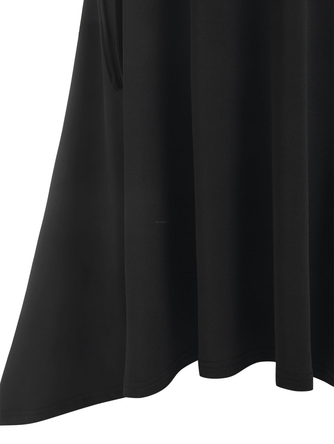 Gothic Lace Up Grommet High Low Bowknot Cutout Midi Dress
