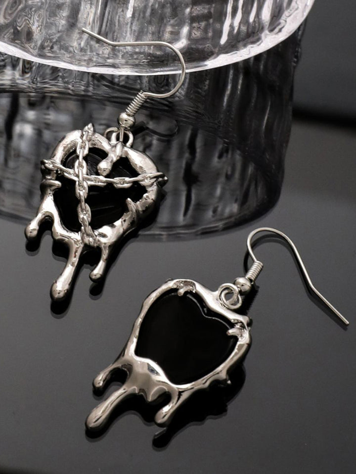 Halloween Heart Shape Drop Earrings