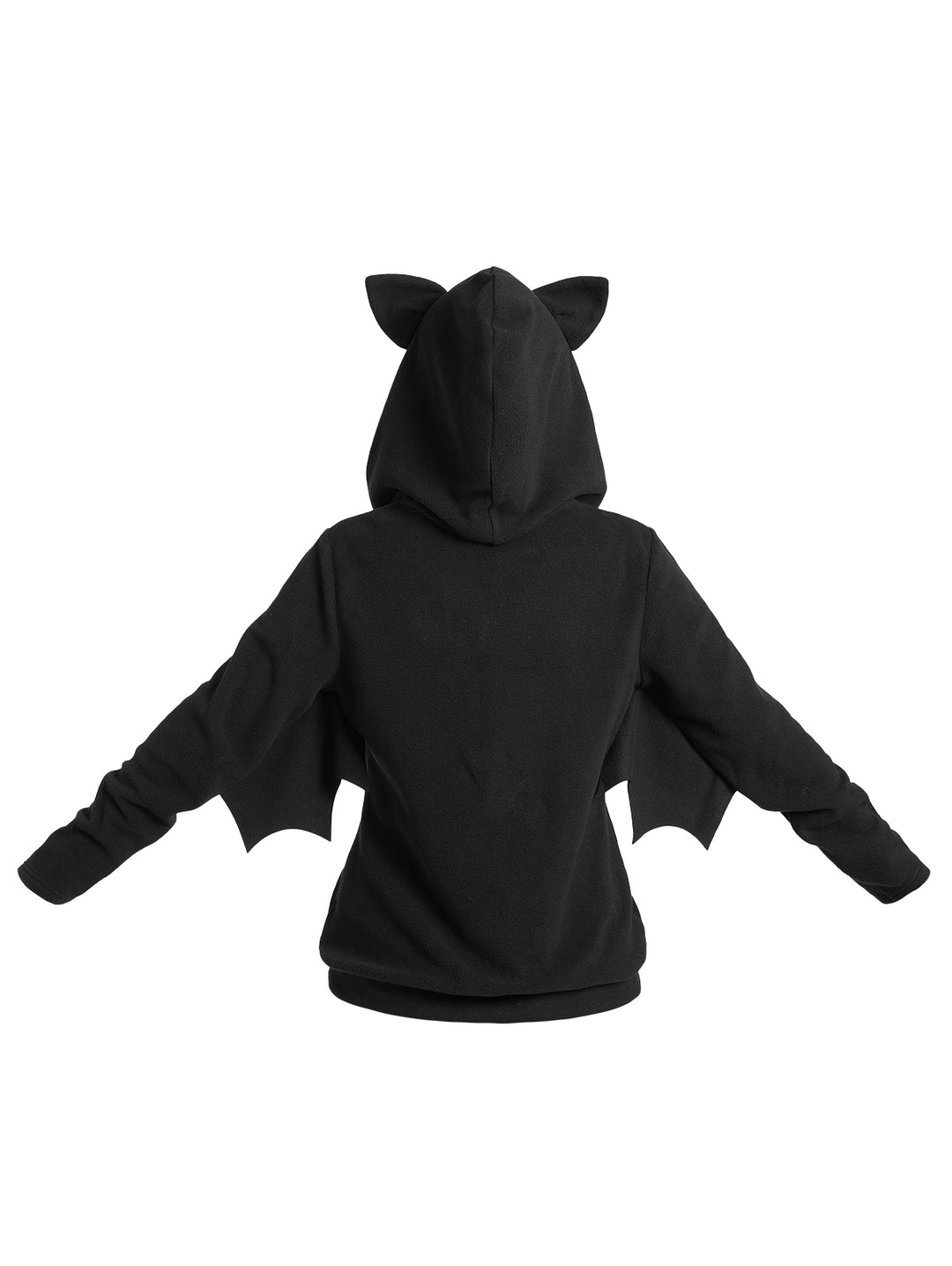 Halloween Costume Bat Fleece Hooded Jacket