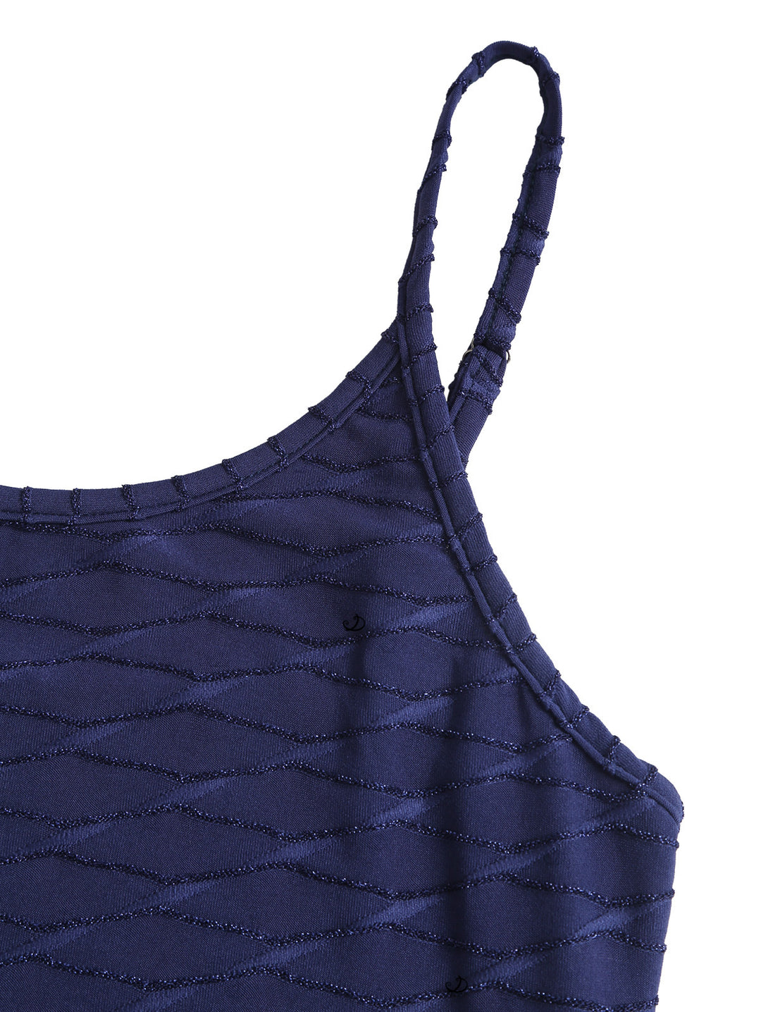 Solid Color Wavy Jacquard Embossed Texture Print Bodycon Maxi Dress