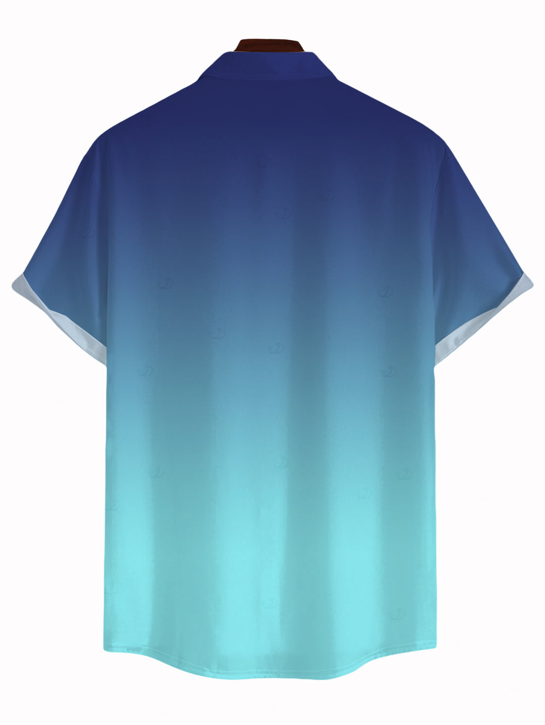 Men's Ombre Button Up Casual Shirt