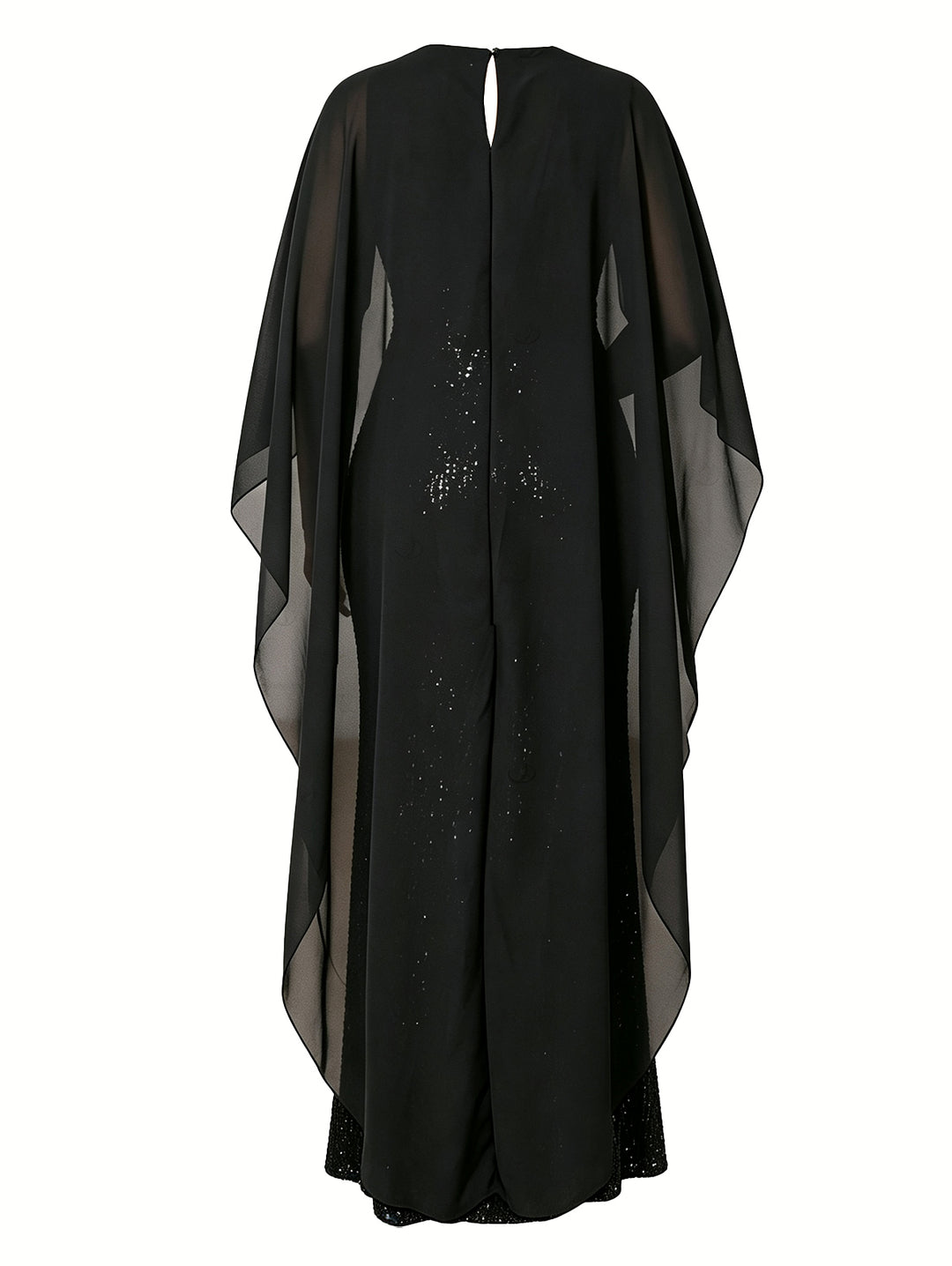 Shinny Shawl Sleeveless Evening Slim Long Party Dress